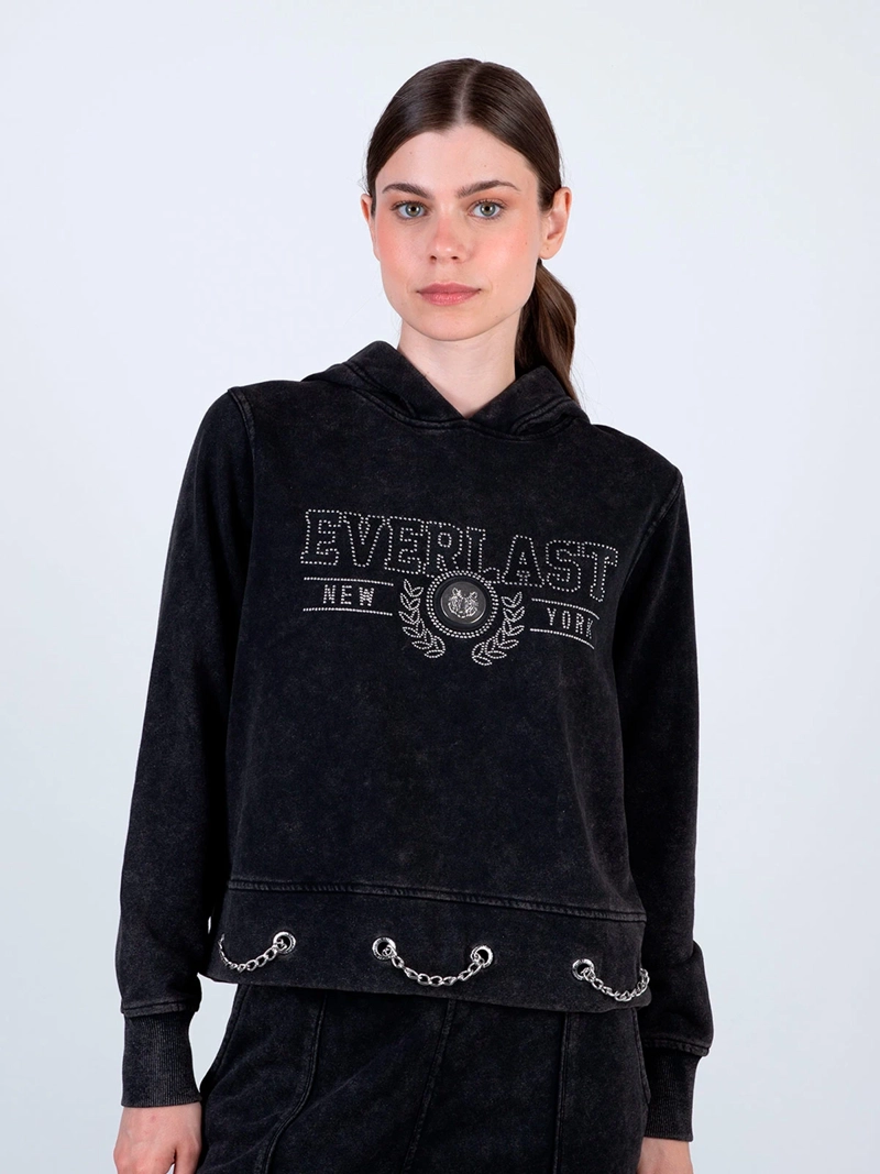 POLERÓN MUJER EVERLAST ALGODÓN HOODIE - 3