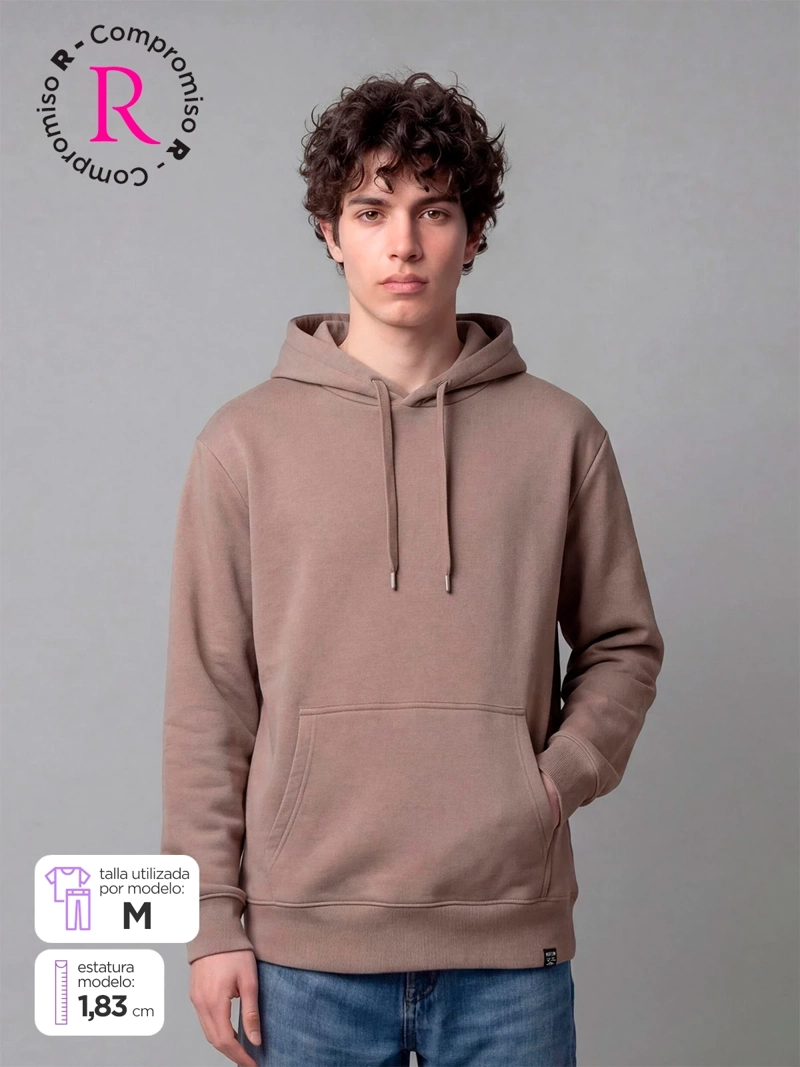 POLERÓN HOMBRE INDEX ALGODÓN HOODIE - 1