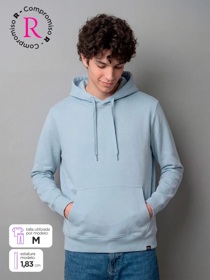 POLERÓN HOMBRE INDEX ALGODÓN HOODIE - 1