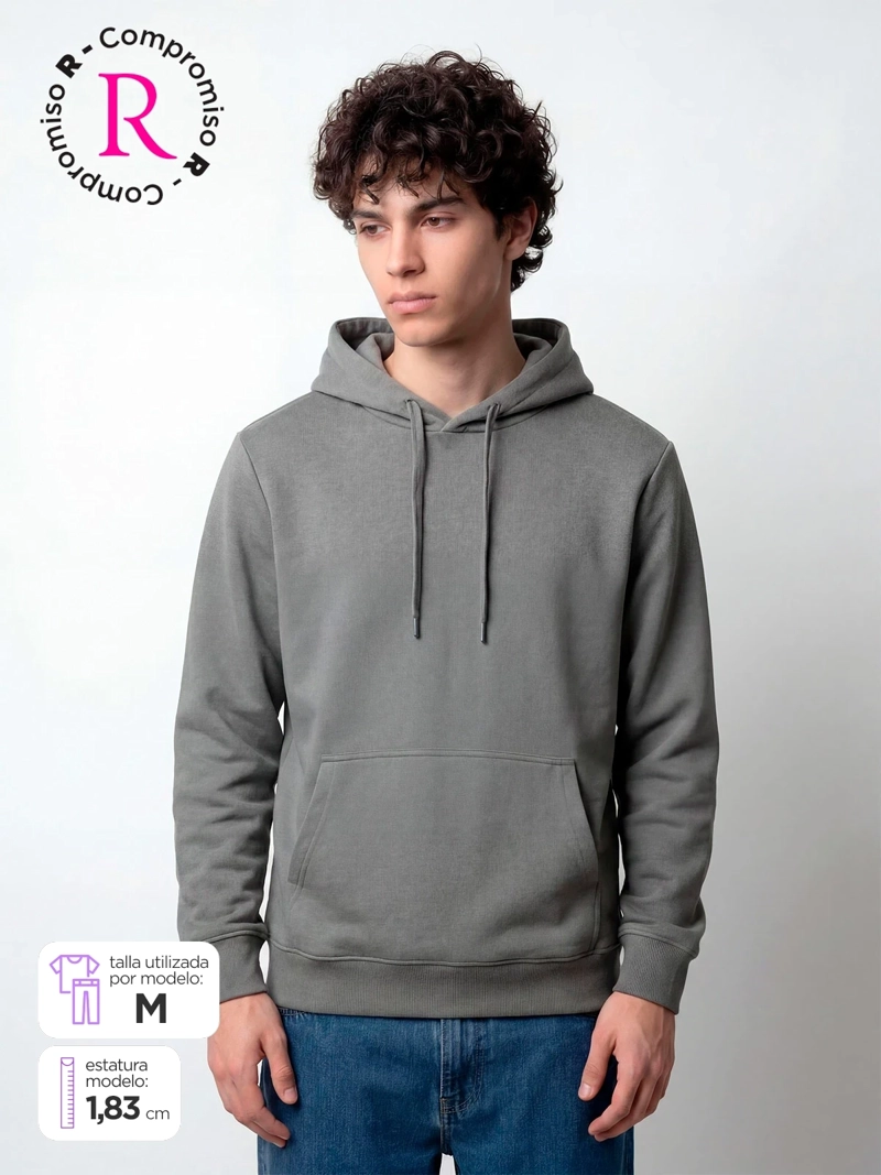 POLERÓN HOMBRE INDEX ALGODÓN HOODIE - 1
