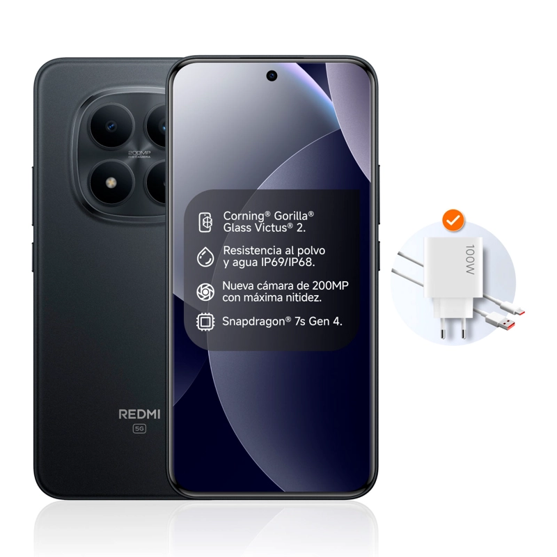 SMARTPHONE XIAOMI REDMI NOTE 15 PRO+ 5G 512GB 12GB RAM 200MP 6.8” - 2