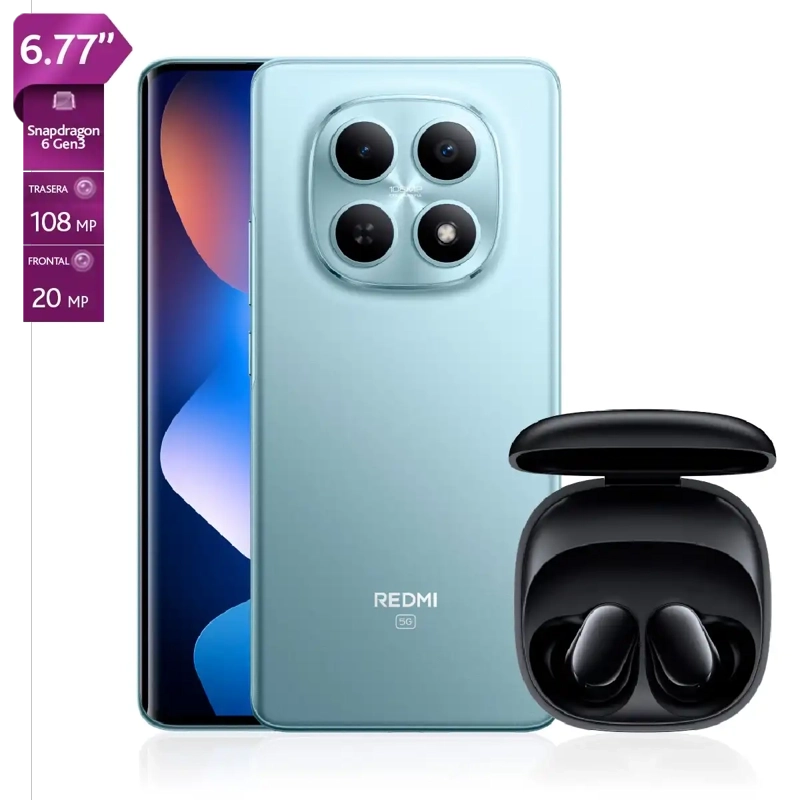 SMARTPHONE XIAOMI REDMI NOTE 15 5G 256GB 8GB RAM 108MP 6.7” - 1