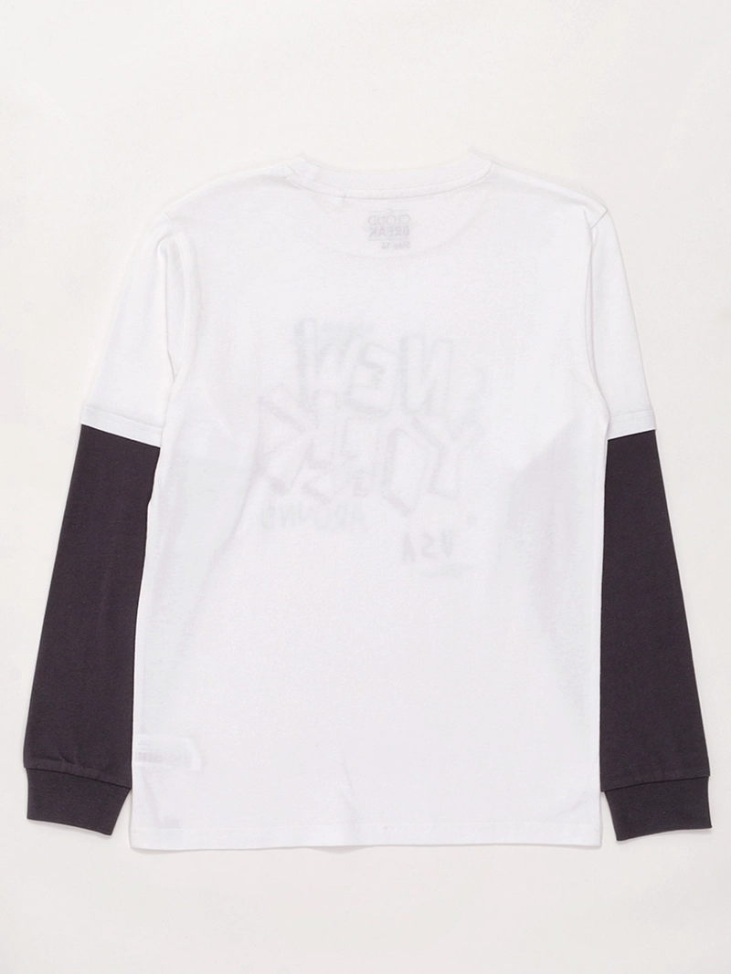POLERA NIÑO CLOUDBREAK ALGODÓN MANGA LARGA - 4