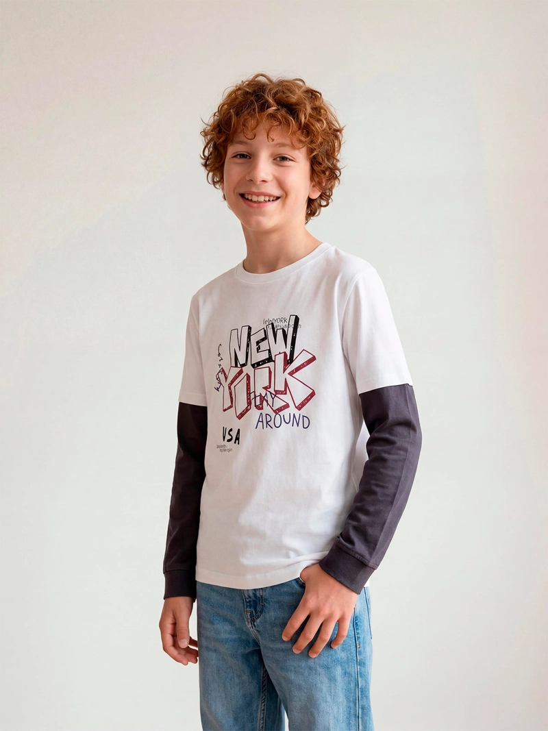 CLOUDBREAK POLERA NIÑO CLOUDBREAK ALGODÓN MANGA LARGA