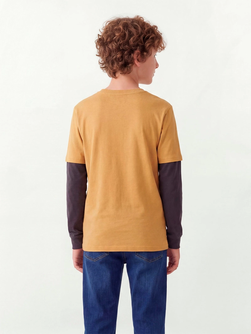 POLERA NIÑO CLOUDBREAK ALGODÓN MANGA LARGA - 2