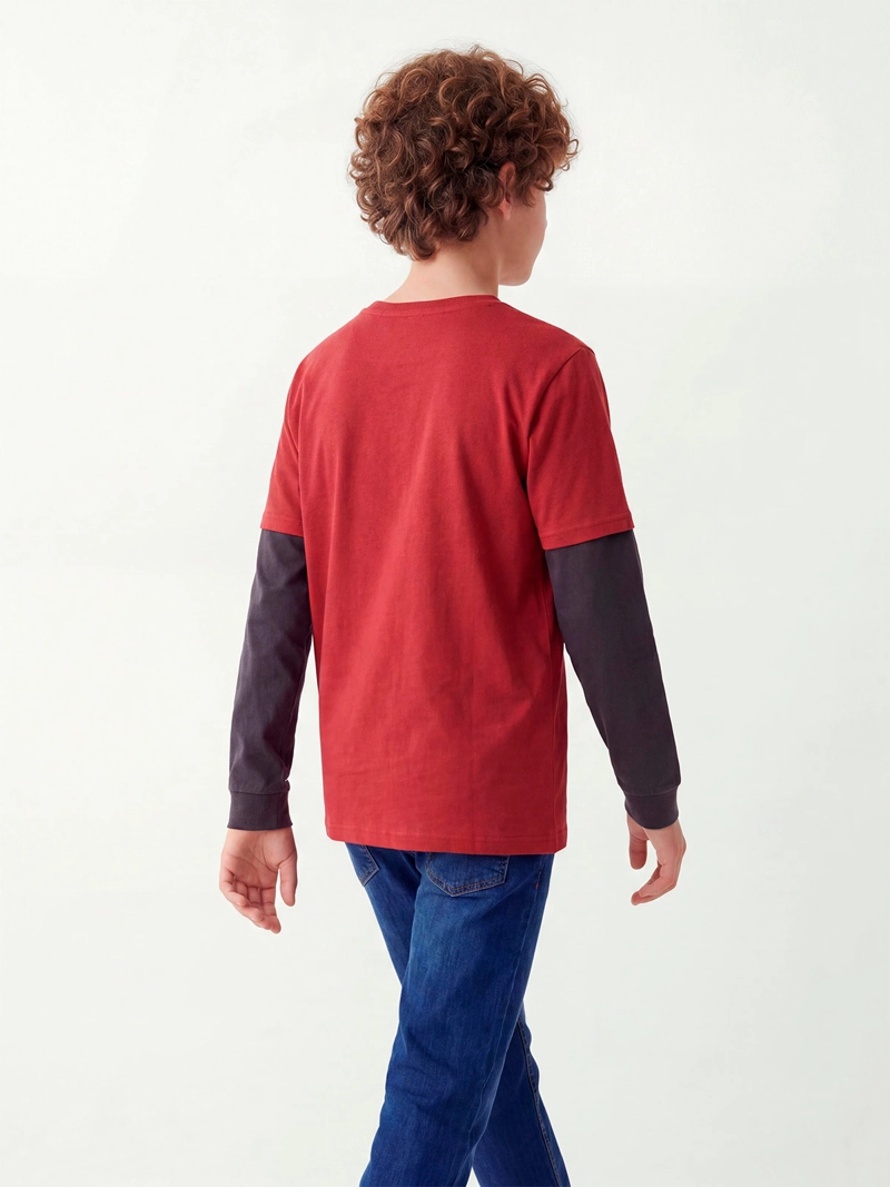 POLERA NIÑO CLOUDBREAK ALGODÓN MANGA LARGA - 2