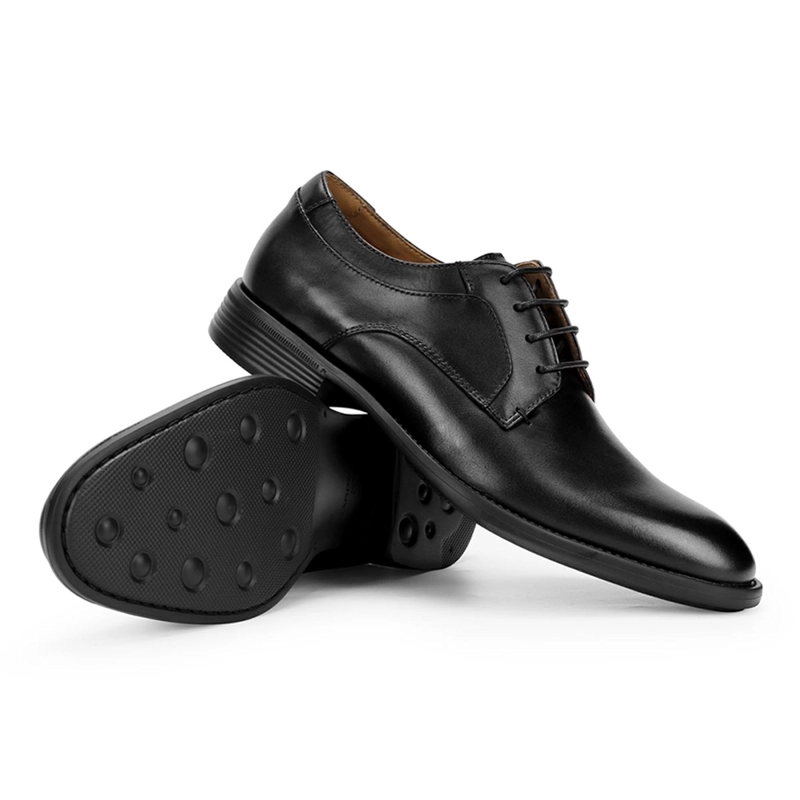 ZAPATOS HOMBRE CARDINALE NEGRO AIRFORD CUERO - 4