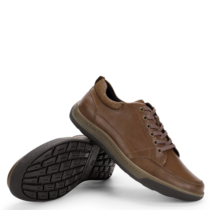 ZAPATOS HOMBRE CARDINALE CAFÉ ARNO CUERO - 5