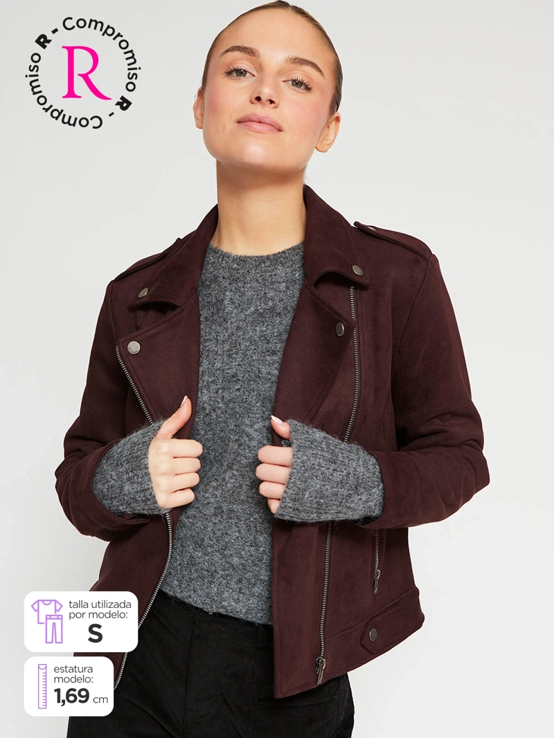 CHAQUETA MUJER BARBADOS EFECTO PIEL - 1