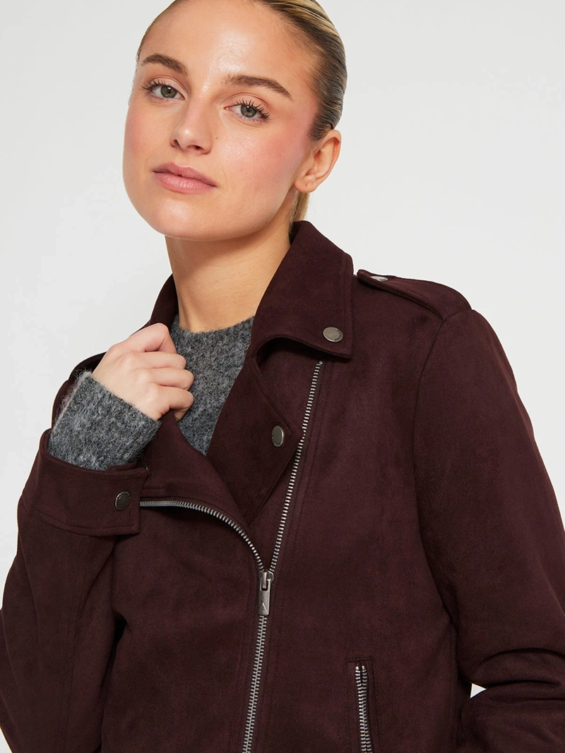 CHAQUETA MUJER BARBADOS EFECTO PIEL - 4