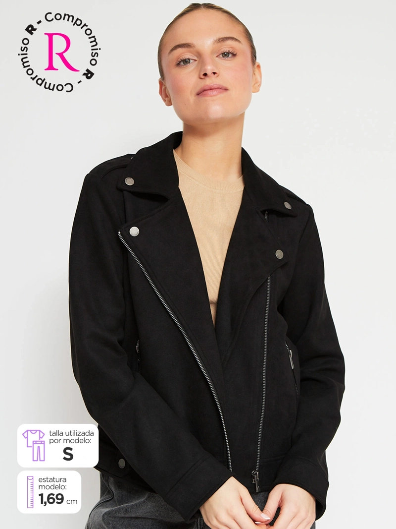 CHAQUETA MUJER BARBADOS EFECTO PIEL - 1