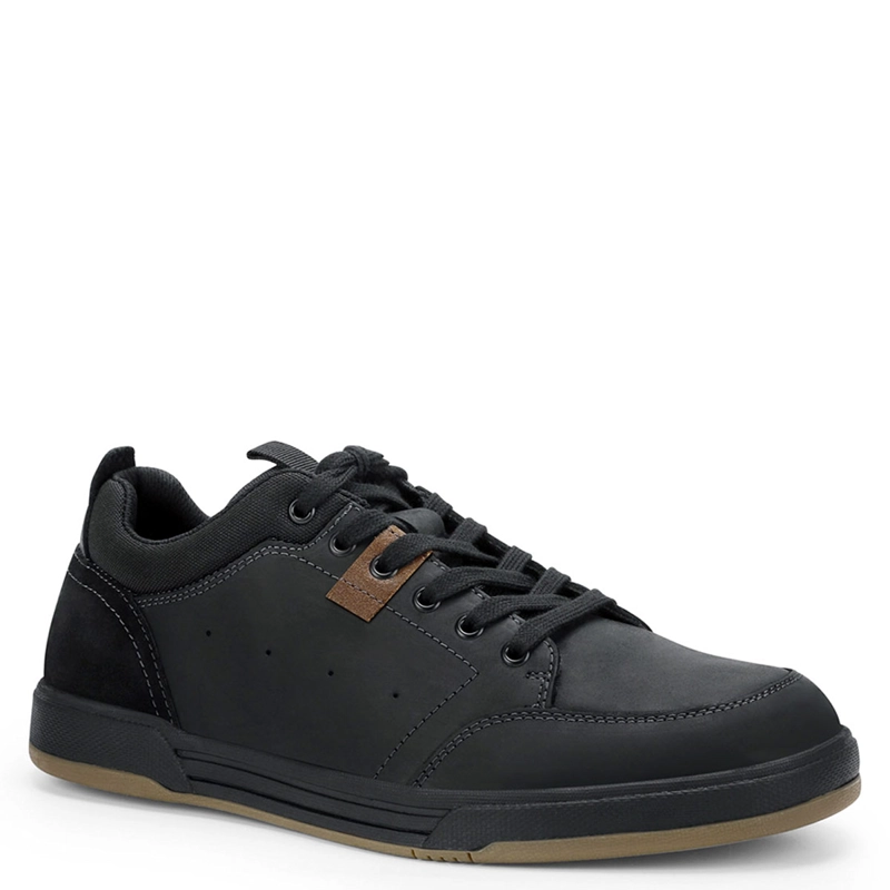 ZAPATILLAS HOMBRE CARDINALE NEGRO GUNWALE CUERO - 2
