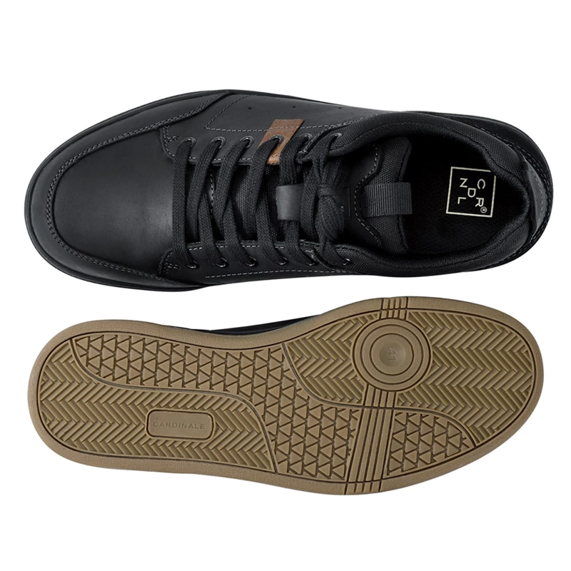 ZAPATILLAS HOMBRE CARDINALE NEGRO GUNWALE CUERO - 4