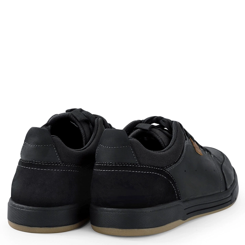 ZAPATILLAS HOMBRE CARDINALE NEGRO GUNWALE CUERO - 3