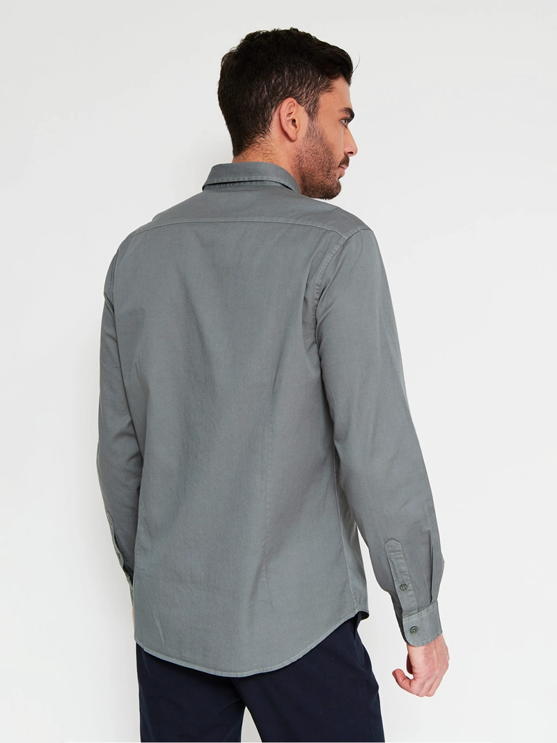 CAMISA HOMBRE CACHAREL ALGODÓN MANGA LARGA - 2