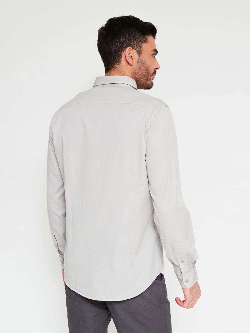 CAMISA HOMBRE CACHAREL ALGODÓN MANGA LARGA - 2