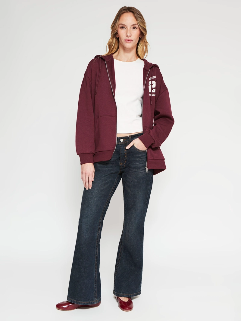 POLERÓN MUJER INDEX ALGODÓN MANGA LARGA OVERSIZE - 4