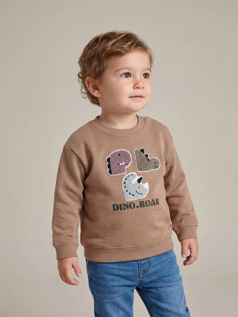 POLERÓN NIÑO BABY HARVEST ESTAMPADO CENTRAL - 1