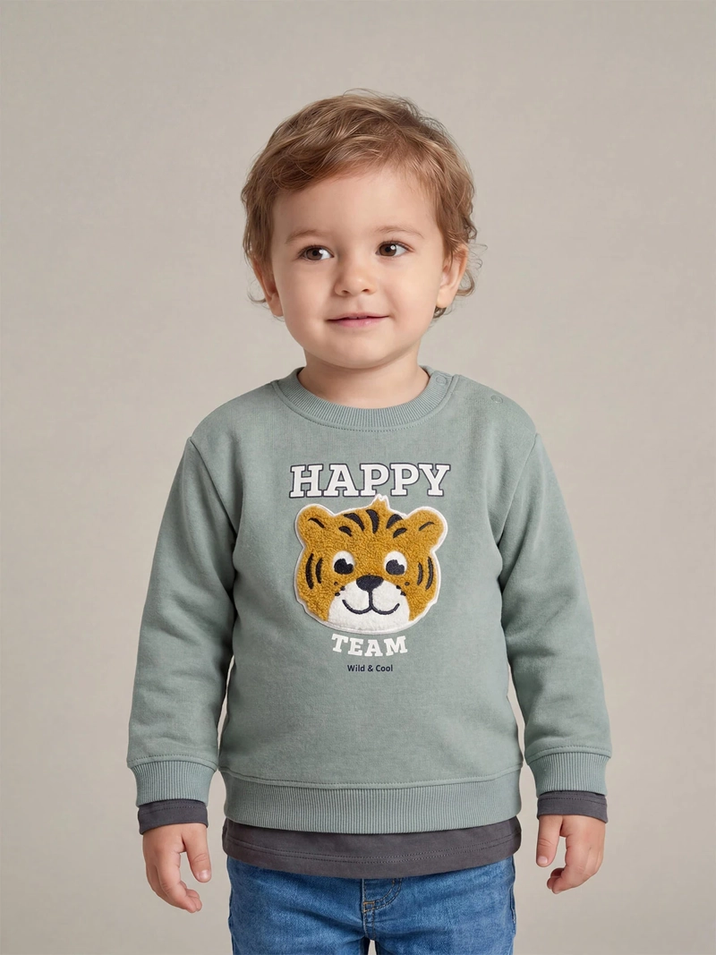 POLERÓN NIÑO BABY HARVEST ESTAMPADO CENTRAL - 1
