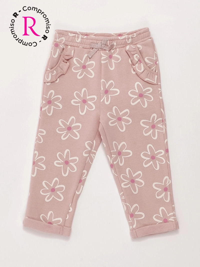 PANTALÓN DE BUZO NIÑA BABY HARVEST ALGODÓN ESTAMPADO - 3