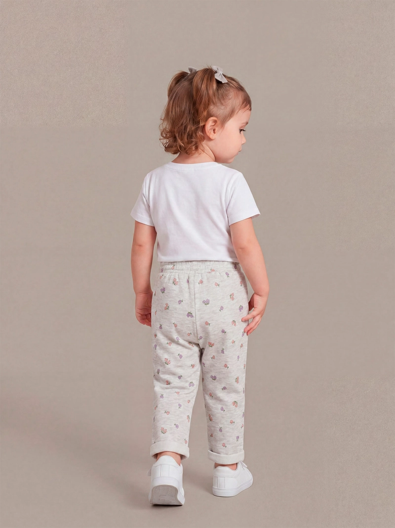 PANTALÓN DE BUZO NIÑA BABY HARVEST ALGODÓN ESTAMPADO - 2