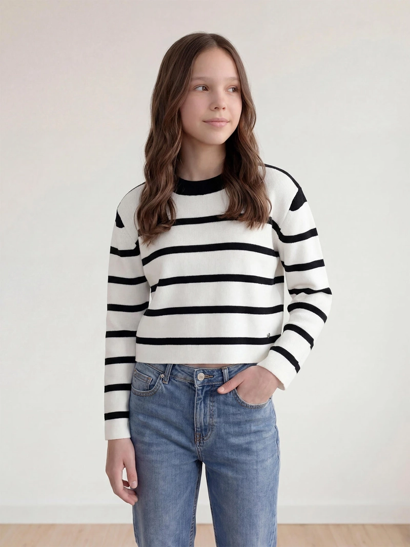 SWEATER NIÑA INDEX TEEN CONTRAST - 1