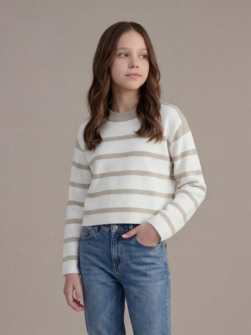 SWEATER NIÑA INDEX TEEN CONTRAST - 1