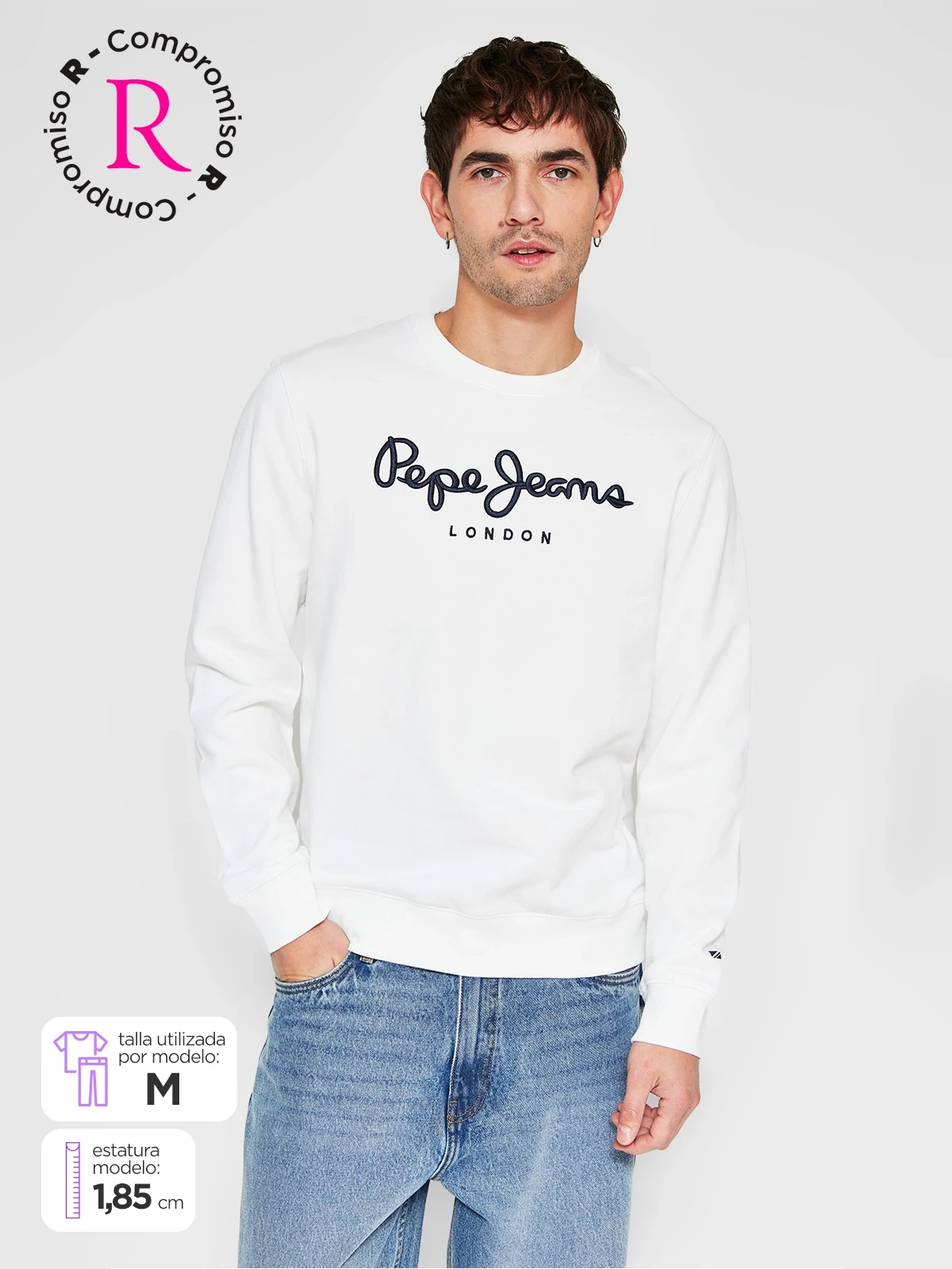 POLERÓN HOMBRE PEPE JEANS ALGODÓN CREW NECK - 1