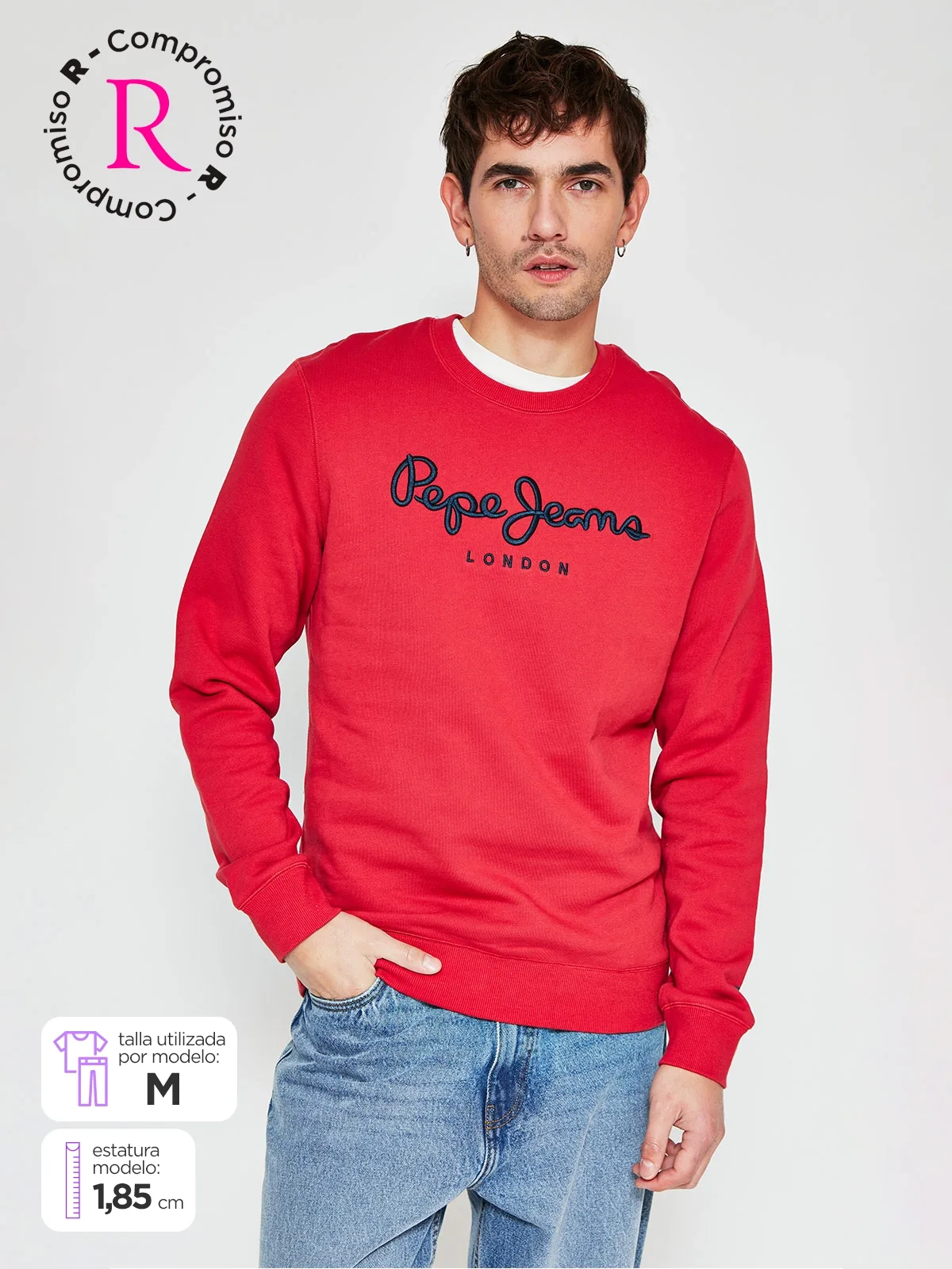 POLERÓN HOMBRE PEPE JEANS ALGODÓN CREW NECK - 1