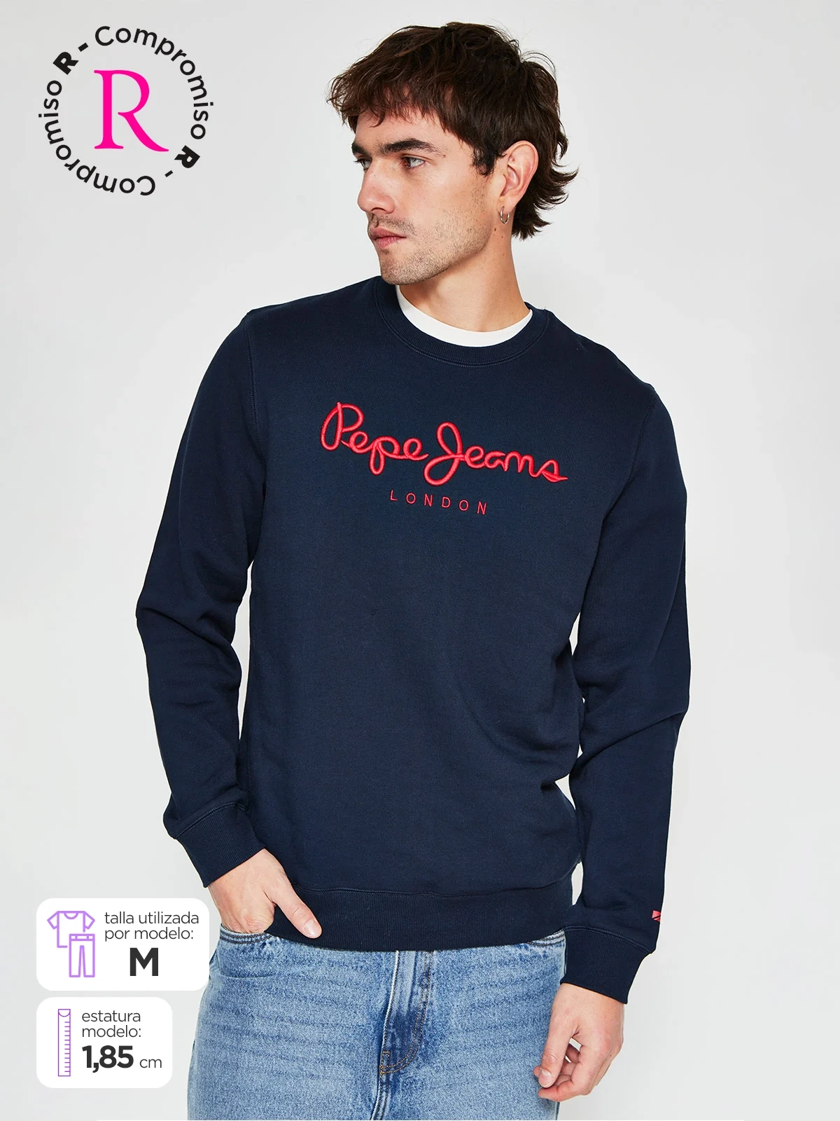 POLERÓN HOMBRE PEPE JEANS ALGODÓN CREW NECK - 1