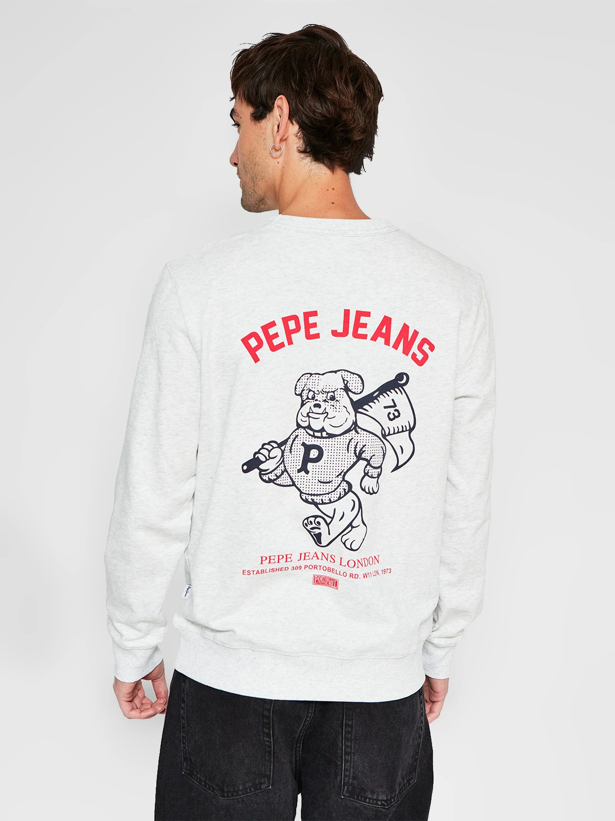 POLERÓN HOMBRE PEPE JEANS ALGODÓN CUELLO REDONDO ESTAMPADO - 2