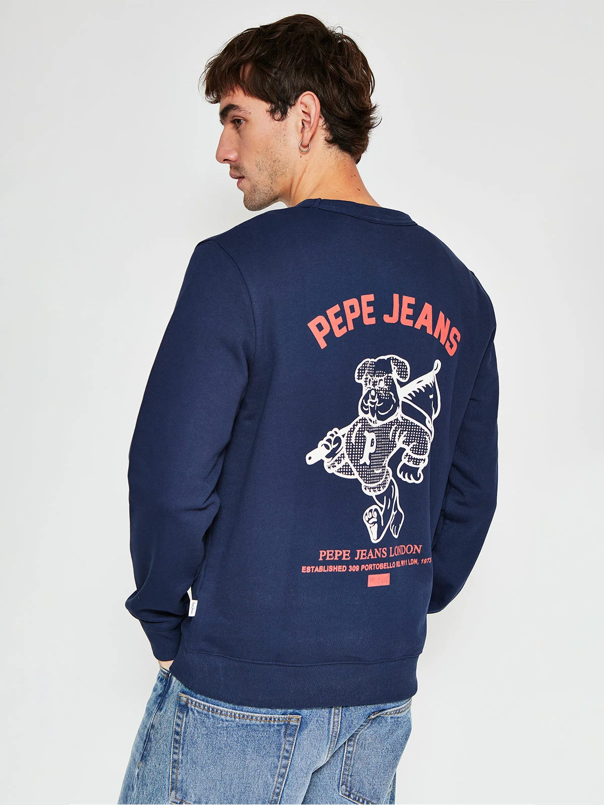 POLERÓN HOMBRE PEPE JEANS ALGODÓN CUELLO REDONDO ESTAMPADO - 2