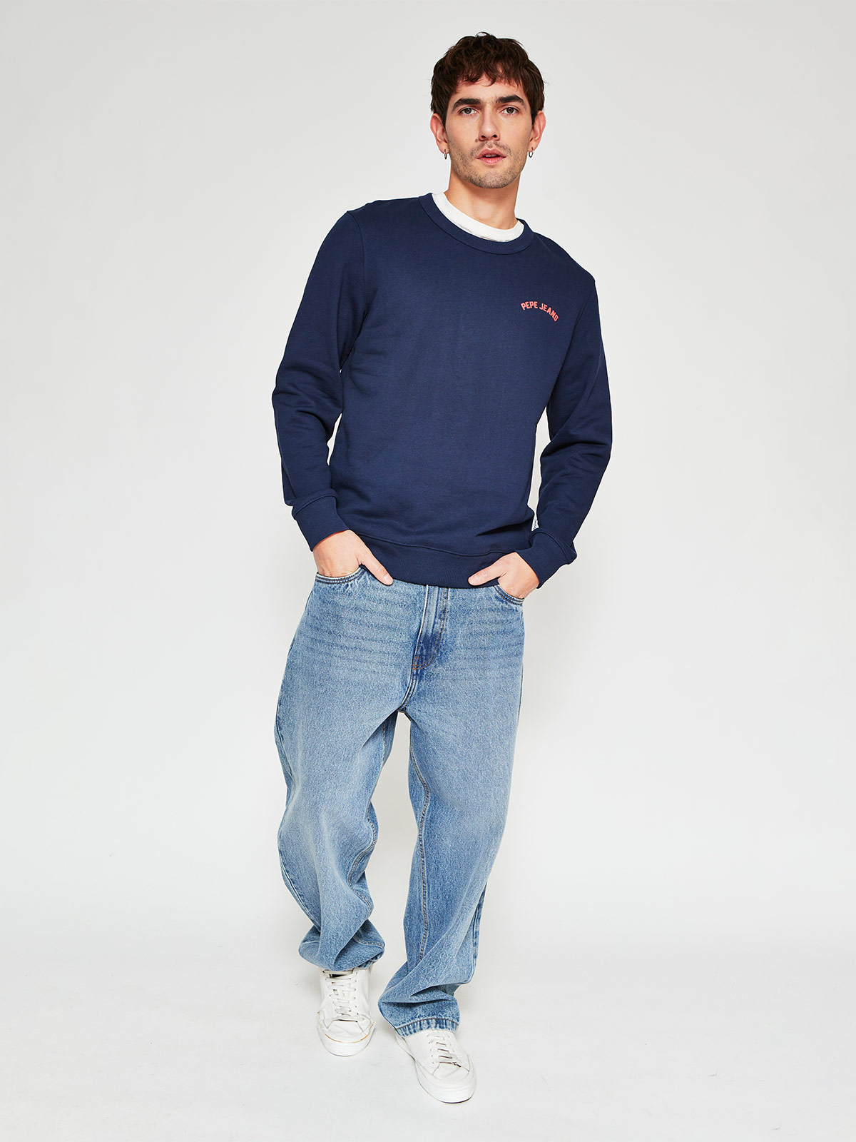 POLERÓN HOMBRE PEPE JEANS ALGODÓN CUELLO REDONDO ESTAMPADO - 4