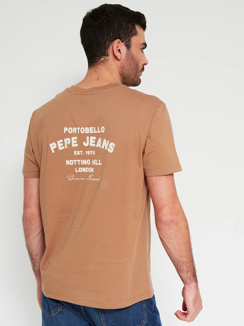 POLERA HOMBRE PEPE JEANS ALGODÓN CUELLO REDONDO MANGA CORTA ESTAMPADO - 2