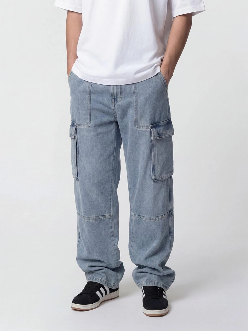 JEANS HOMBRE INDEX ALGODÓN CARGO BAGGY  - 2