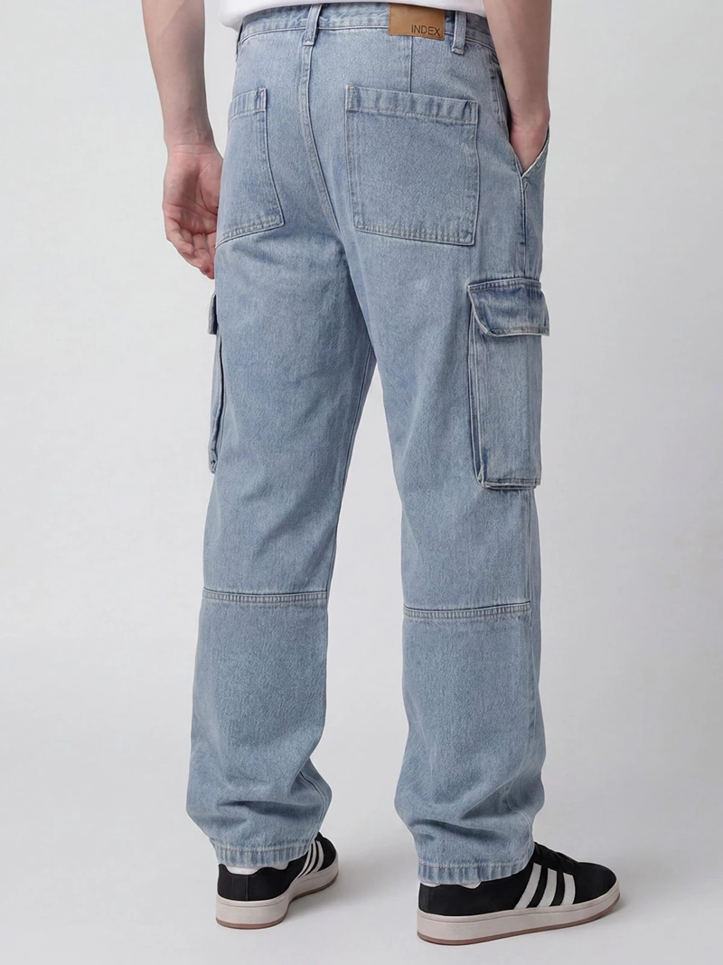 JEANS HOMBRE INDEX ALGODÓN CARGO BAGGY  - 3