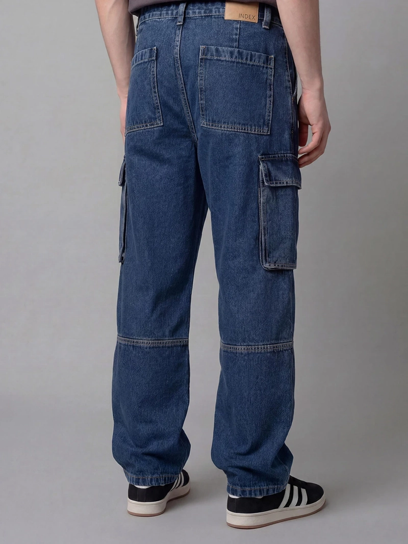 JEANS HOMBRE INDEX ALGODÓN CARGO BAGGY  - 3