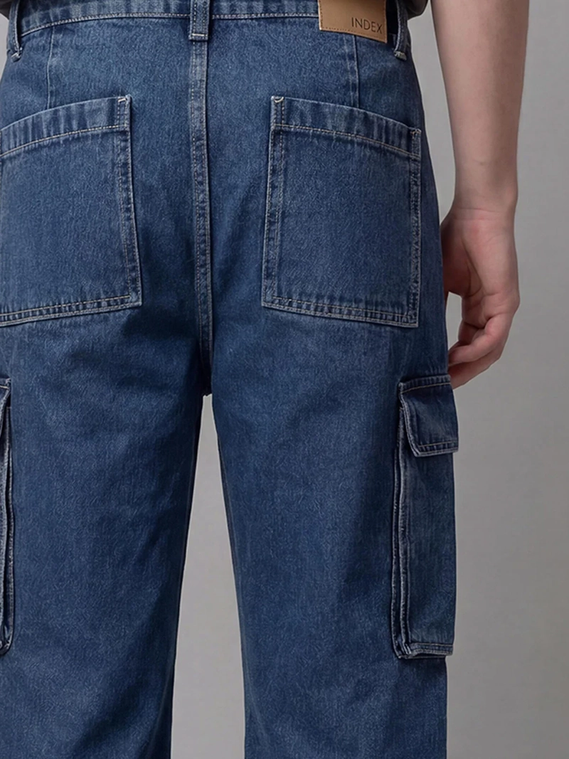 JEANS HOMBRE INDEX ALGODÓN CARGO BAGGY  - 4