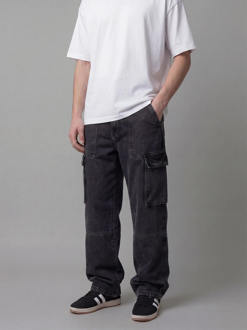 JEANS HOMBRE INDEX ALGODÓN CARGO BAGGY  - 2