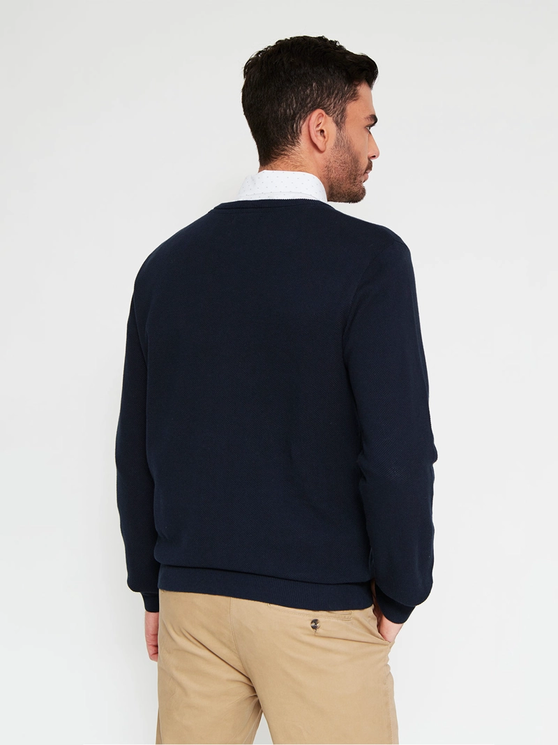 SWEATER HOMBRE REGATTA ALGODÓN CUELLO REDONDO - 2