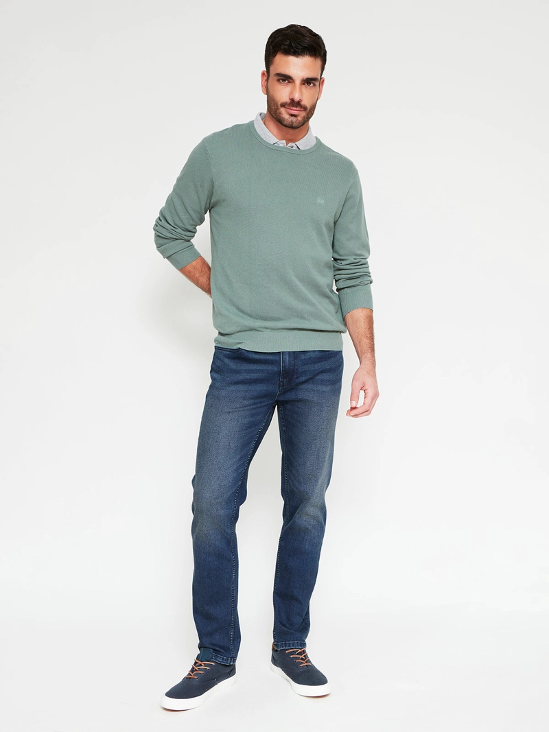 SWEATER HOMBRE REGATTA ALGODÓN CUELLO REDONDO - 4