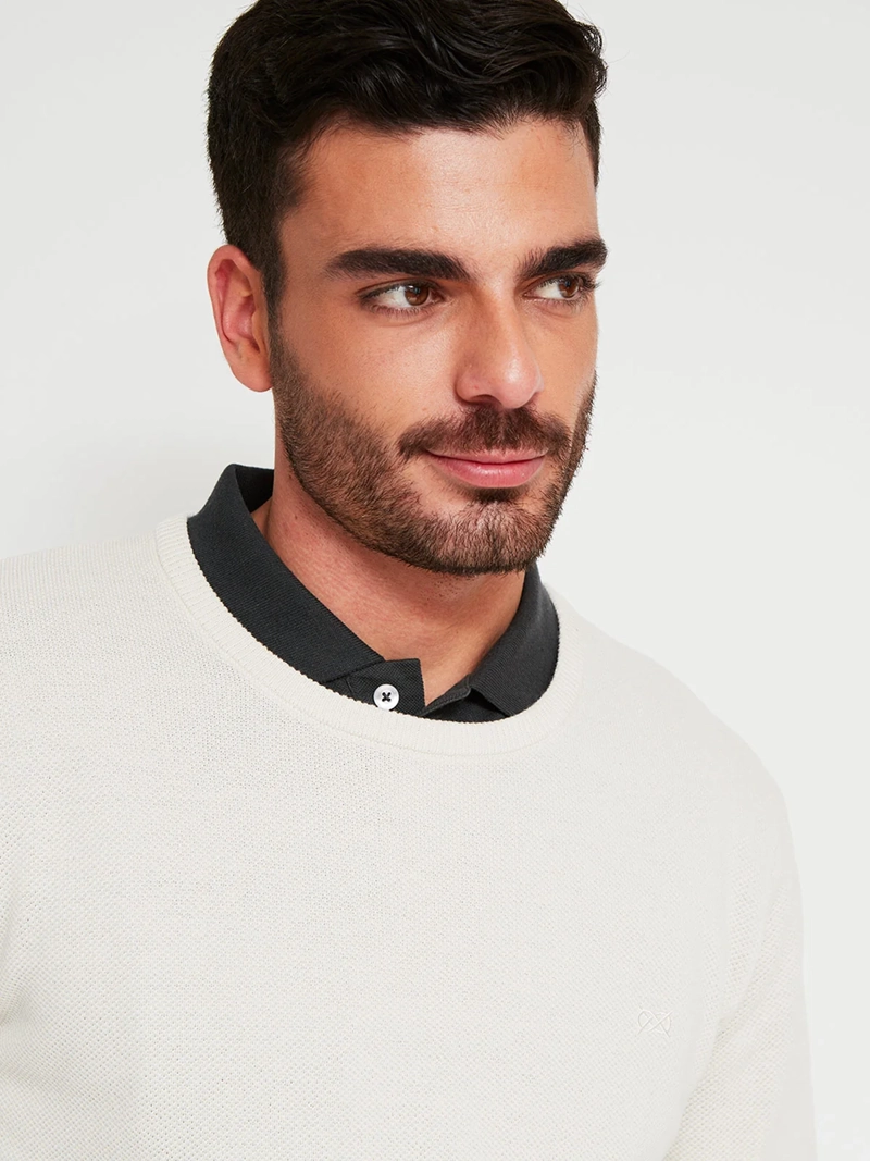 SWEATER HOMBRE REGATTA ALGODÓN CUELLO REDONDO - 3