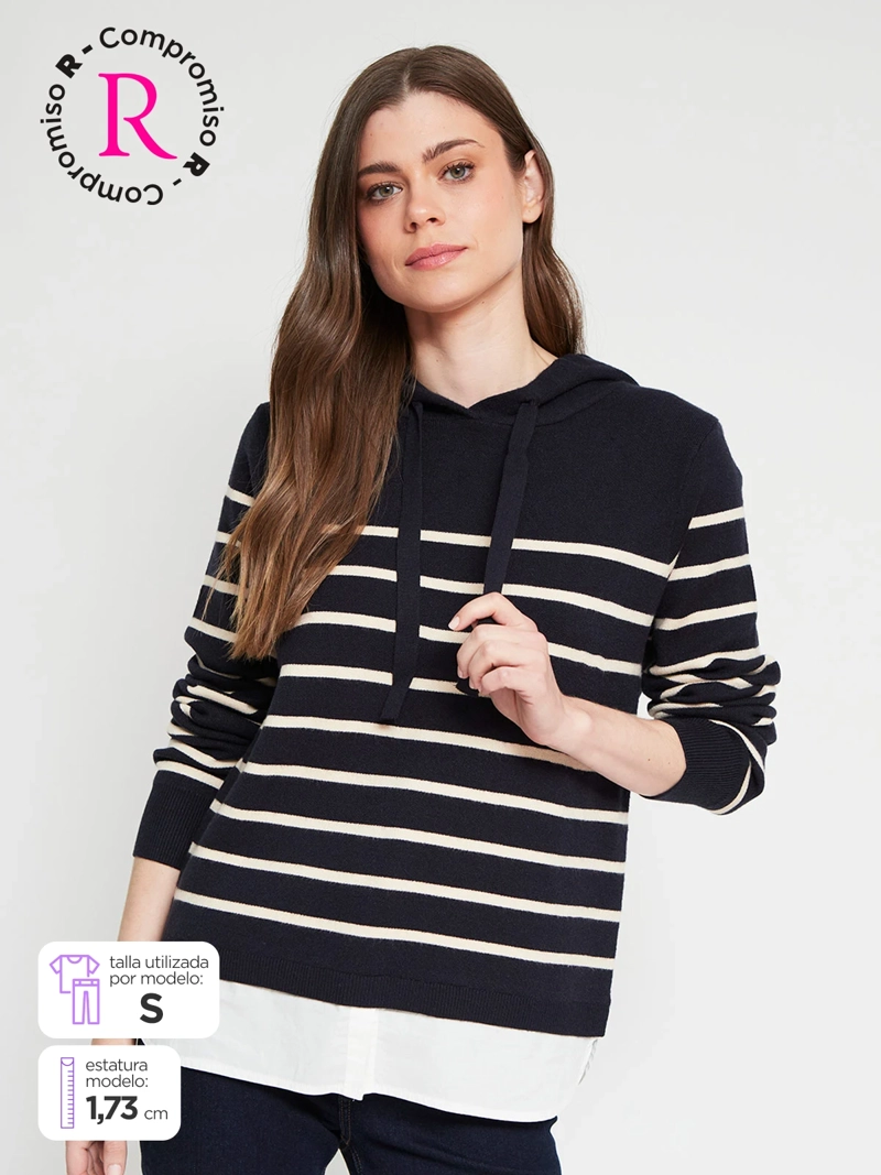 SWEATER MUJER REGATTA CON GORRO - 1