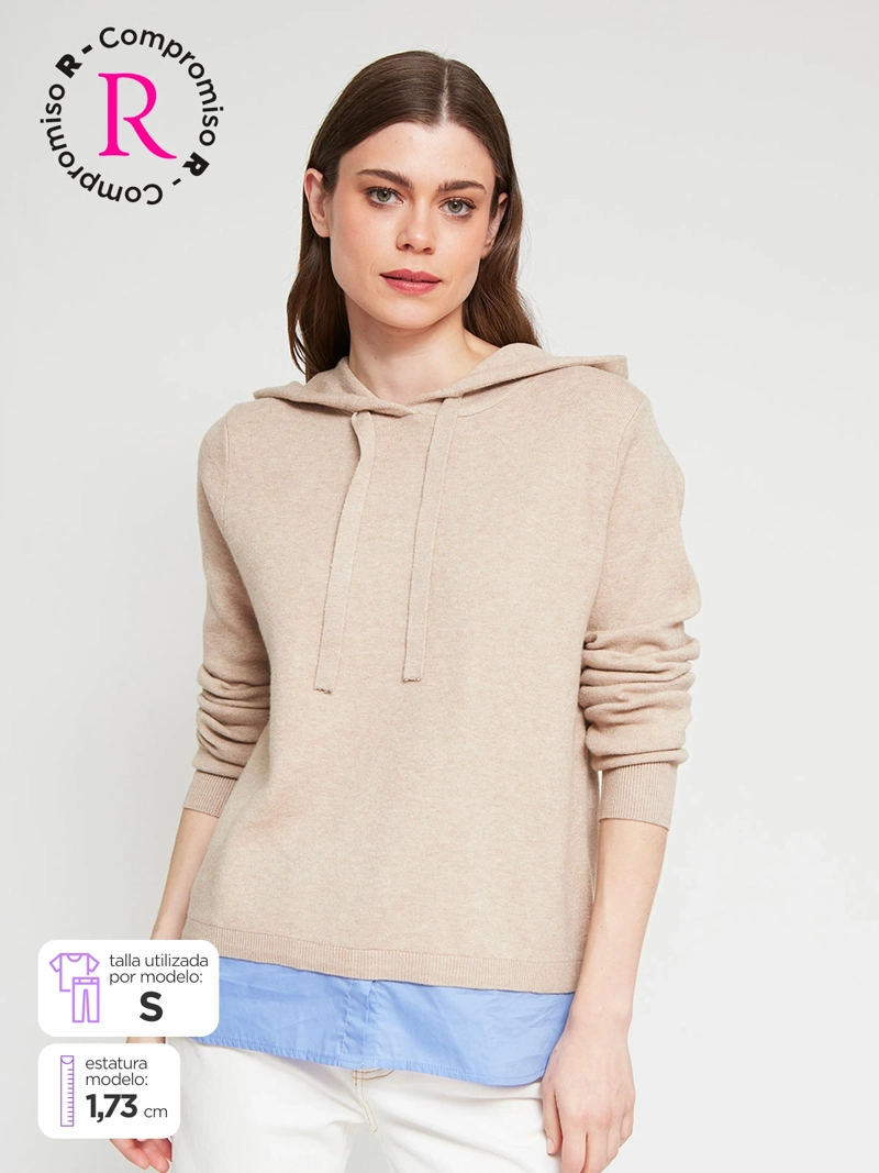SWEATER MUJER REGATTA CON GORRO - 1