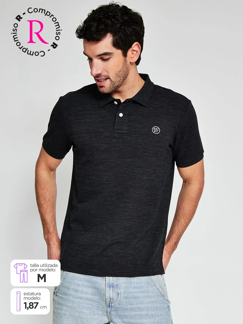 POLERA HOMBRE AEROPOSTALE ALGODÓN CUELLO POLO - 1