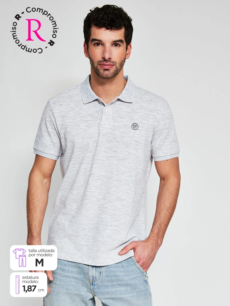 POLERA HOMBRE AEROPOSTALE ALGODÓN CUELLO POLO - 1