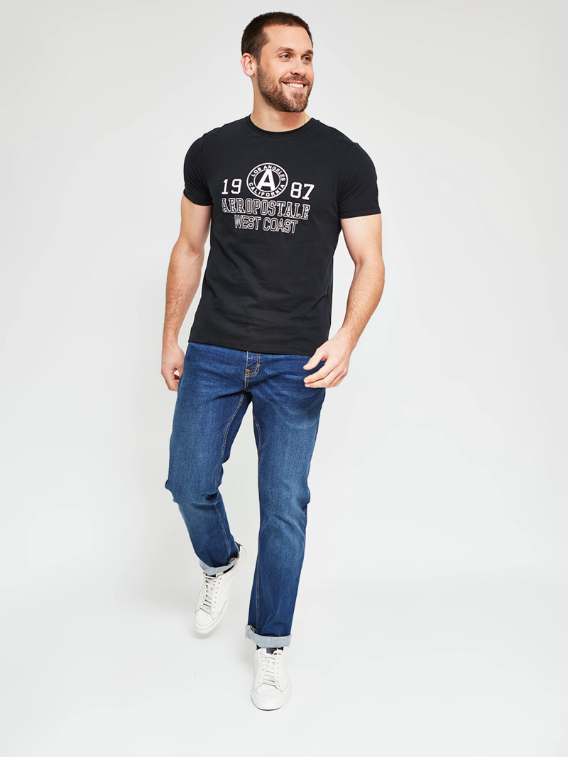 POLERA HOMBRE AEROPOSTALE ALGODÓN CUELLO REDONDO ESTAMPADO - 4
