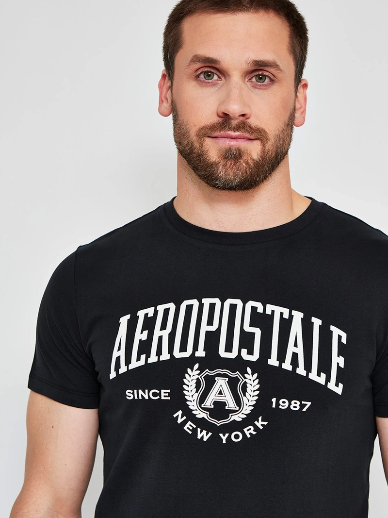 POLERA HOMBRE AEROPOSTALE ALGODÓN CUELLO REDONDO ESTAMPADO - 3