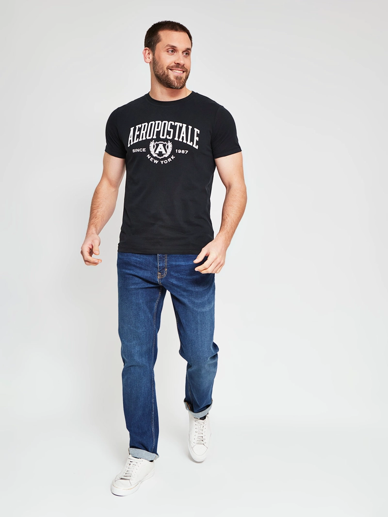 POLERA HOMBRE AEROPOSTALE ALGODÓN CUELLO REDONDO ESTAMPADO - 4