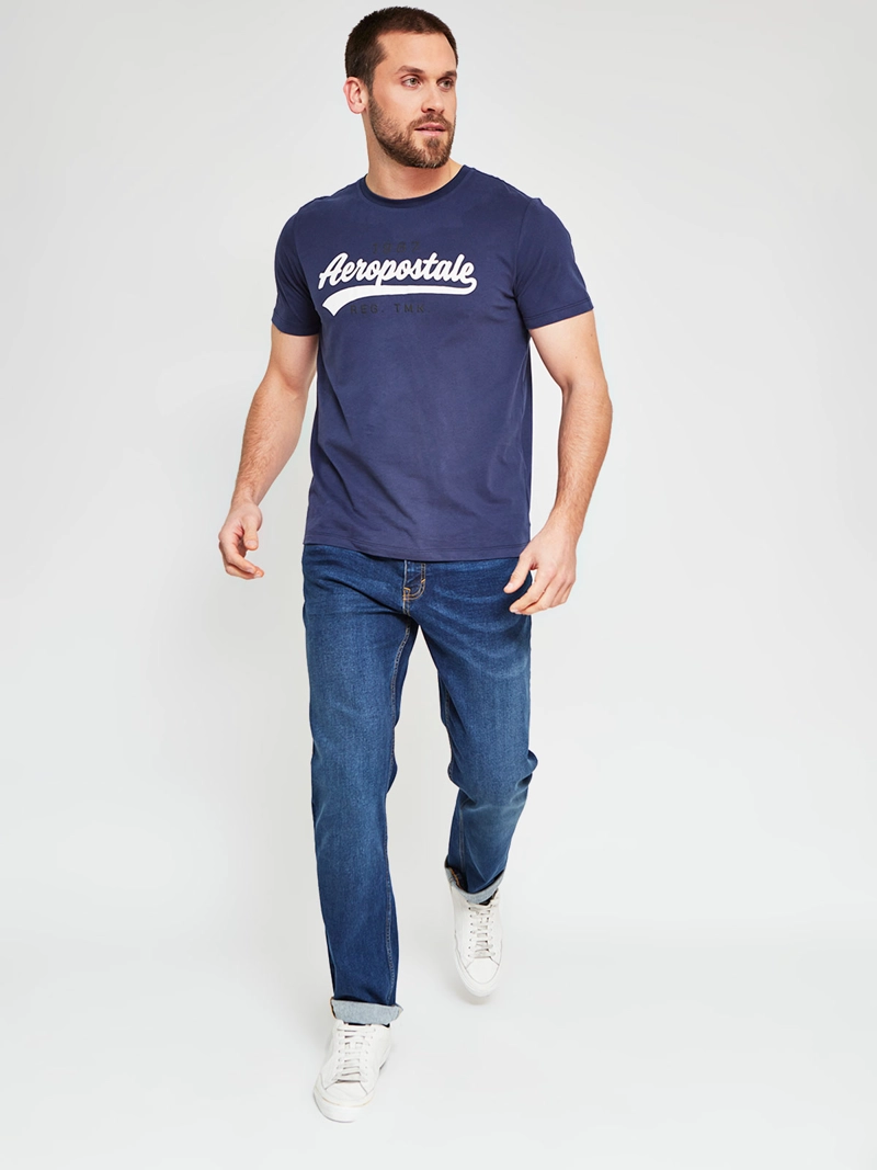 POLERA HOMBRE AEROPOSTALE ALGODÓN CUELLO REDONDO ESTAMPADO - 4
